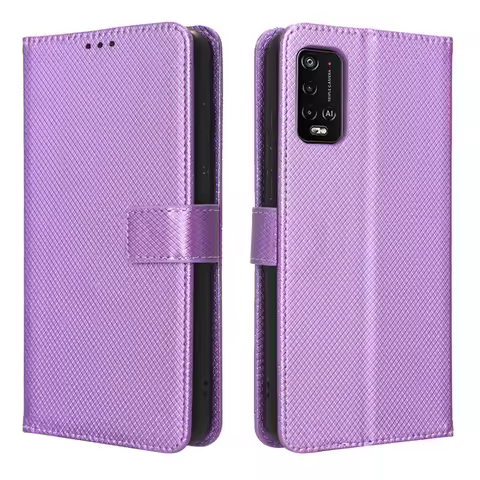 For Wiko Power U10 U20 Luxury Diamond Pattern Anti-Slip PU Wallet Lanyard Drop Case For Wiko Power U