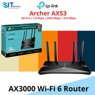 TP-Link Archer AX53 AX3000 Wi-Fi 6 Router Wi-Fi 6 | 1.8 Gbps | 2402 Mbps + 574 Mbps