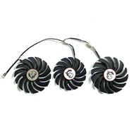 3 fans brand new 85MM 95MM 4PIN PLD10010S12HH PLD09210S12HH suitable for MSI GeForce GTX1080ti 11GB 