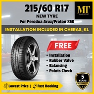 MT [READY STOCK] 215/60 R17 [Free Installation Provided] 2025 TOYO CR1 PXCR1C New Tyre for Perodua A