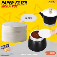 Moka Pot Filter Paper 51mm 56mm 58mm