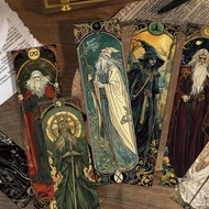 30 Sheets Dark Gothic Wizard Bookmarks Student Reading Book Page Book Mark Paper Card Book DIY Mark