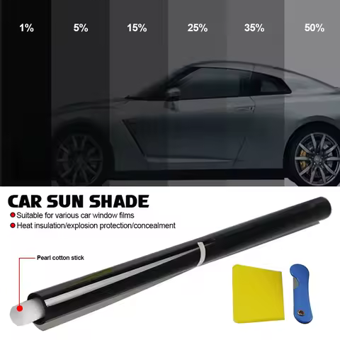 3*0.5M 1/5/15/25/35/50% VLT Window Privacy Tint Film Glass Pearl Sticker Sun Shade Film for Car UV P