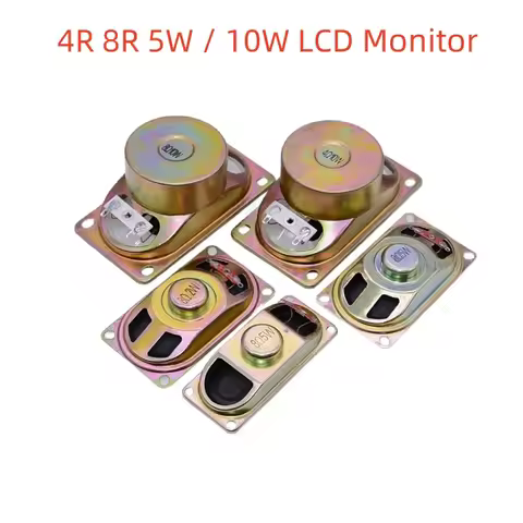 1PCS 4R 8R 5W / 10W LCD Monitor/TV Speaker Horn 4 8 ohms 5/10 Watt 30*70*17MM 50*90*37MM 30*70*17MM 