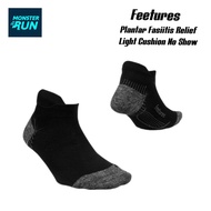 ถุงเท้าลดอาการเจ็บรองช้ำ Feetures Plantar Fasciitis Relief Light Cushion No Show