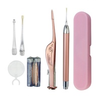 Magnifying Glass Kids Earwax Remover 4 Pcs Set Luminous Ear Spoon Baby Cleaning Tools