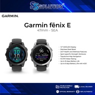 Garmin Fēnix E 47mm I 1.3” AMOLED Display I 24/7 Health and Wellness Features I UP TO 16 DAYS OF BAT