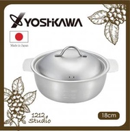 吉川 - 18cm 日本製不鏽鋼桌上鍋 / Shabu 火鍋煲 (吉川官方正規品)(平行進口)