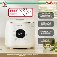 Tefal RK5151 Mini Fuzzy Logic Rice Cooker (4 cups) Smart AI Cooking Technology Simple Interface RK51