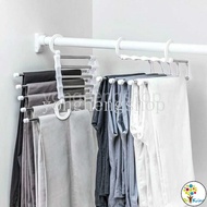 DK 5 in 1 Wardrobe Hanger Multi-functional Clothes Hangers Pants Organizer Wardrobe Clothing Hangers