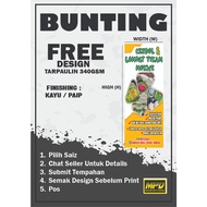 BUNTING | BUNTING MURAH VIRAL | BUNTING FREE DESIGN
