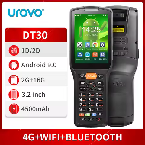 UROVO DT30/DT40/DT50 Android PDA GPS 2D Handheld Data Collector WIFI Bluetooth Barcode Scanner