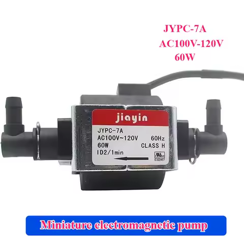 Jiayin JYPC-7A Electromagnetic Pump 110V High Efficiency for Steam Iron Water Tank Mop Coffee Machin