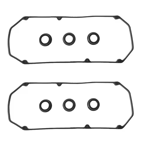 8pcs/set MD303148 Black Valve Cover Gasket Set Rubber for Mitsubishi Pajero Sport V43 V73 6G72 ENGIN