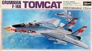 【#HASEGAWA K12】1/72 US NAVY F-14A TOMCAT 熊貓式戰鬥機 JS-134 送模型漆