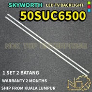 50SUC6500 SKYWORTH TV LED BACKLIGHT BARU READY STOCK