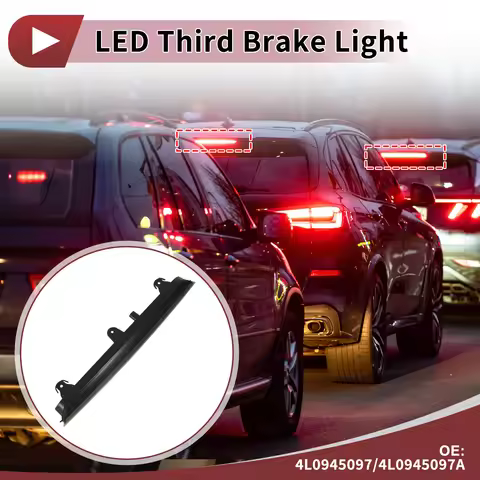 UXCELL Black LED Third Brake Light for Audi Q7 4L 2007-2016 No.4L0945097