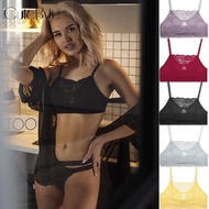 CuteByte Lace Bra for Woman Breathable Bras Comfortable Summer Underwear Sexy Lace Cotton Lingerie