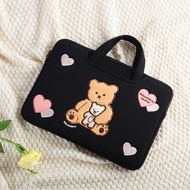 Korean Laptop Bag Girls Embroidered Notebook Protective Case 13.3 Inches Shockproof 47cm 52cm 53cm