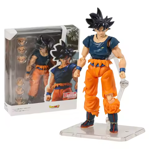 Figural SHF Dragonball Super Son Goku Ultra Instinct Sign PVC Colección De Figuras De Acción Juguete