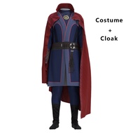 WGBชุดจั๊มสูทคอสเพลย์ Superhero Delux Doctor Strange Dr สีฟ้า สีแดง สําหรับเด็ก และผู้ใหญ่ เหมาะกับฮ