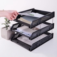 Deli File Tray File Storage Rack 2&3 Levels Plastic Material E9208 E9209