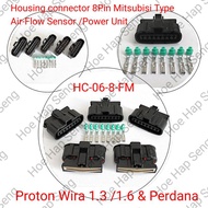 8Pin MMC  Type Proton Wira 1.3 /1.5/ Proton Waja 1.6 MMC Type/Proton Perdana/Air-Flow Sensor Socket &amp; Power Unit Socket