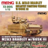 [紅隼模型]1/72 美國M2A3布雷德利BUSK III步兵戰車(Meng 72-005)