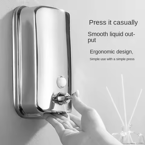 304 Stainless Steel Soap Dispenser Wall Mounted Commercial Soap Dispenser Soap Dispenser for Bathroo