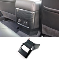 SJYJ-For Triton / L200 2024 Rear Air Outlet Vent Cover An-Ti Kick Panle Frame Interior Accessories C