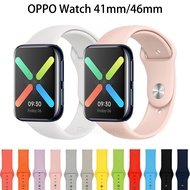 Colorful Soft Silicone Watch Strap For OPPO Smart Watch Band oppo watch 41mm/46mm