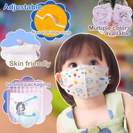 ⭐ Prepare For Delivery ⭐ 【10 pcs】KN95 Children'S Mask 3-12 Age Baby Mask Baby Facial Mask High-Quality Cartoon Printed Mask  (Single Piece Sealed Packaging) 5D Kid Duck Face Mask