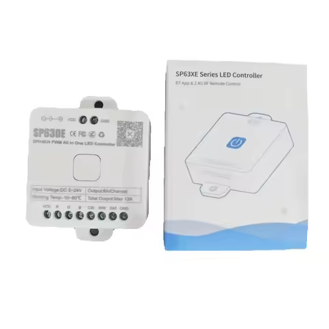 SP63XE Series LED Controller Touch LED BT APP RF Remote 2.4GHz FCOB DIM CCT RGB RGBW WS2812B Pixels 