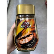 (ขวดใหญ่ 200 กรัม) กาแฟ Bon Aroma Gold กาแฟสำเร็จรูป ฟรีซดรายน์ บอน อโรม่า สูตรโกลด์ กาแฟคั่วสีเข้ม