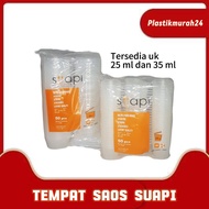 (Contains 50 pcs) SUAPI sauce container / sauce container / sauce container / sauce container 25ml /