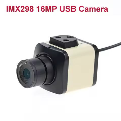 GXIVISION 16MP Ultra HD USB Camera,IMX298,Driver Free,MJPG 4656x 3496 10fps,Case Webcam With CS lens