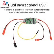Dual-Channel Bidirectional Brushed ESC Module Speed Controller RC Model Boat Tank Crawler Vehicle 2S
