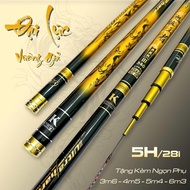 King Power Hand Fishing Rod 5H Single Fishing Loading 6kg Fish Comes With Extra Tip