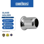 DEKKSON Glass Clamp GH 19-02 Chrome Plate