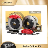 ♛Dicase racing big brake kit orange 4 pots caliper with 330mm disc for bmw e46 328i 2000 years f ☞♥