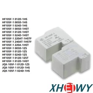 2-5PCS 30A Hongfa Relay HF105F-1 JQX-105F-1 012D 005D 024D-1HS 1ZS 1HST 220A 1HSTF 012D-1HST 024D-1H