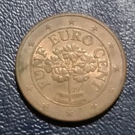 Koin Austria 5 Euro Cent