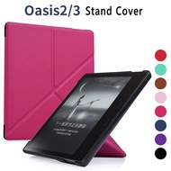 For 7'' Kindle Oasis 3/2 - E-Reader Cover PU Leather Ultra Light Foldable Origami Case  with Stand  