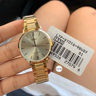 นาฬิกา Casio รุ่น LTP-VT01G-9B นาฬิกาผู้หญิงสายสแตนเลสสีทอง หน้าปัดทอง - มั่นใจ ของแท้ 100% รับประกันสินค้า 1ปีเต็ม