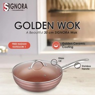 Signora | Golden Wok/Frying Pan 30cm