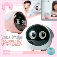 Cute emoji alarm clock Cute Expression night light Alarm clock girlfriend gift children's gift Cute/