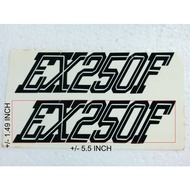 0153 20230821-422 Body Sticker / Stripe STICKER STIKER EX250F [1PACK=2PC]