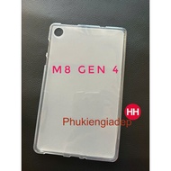 Lenovo M8 Gen 4 anti-fingerprint matte white flexible case