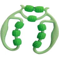 MagiDeal Massage Roller 9 Wheels Muscle Roller Handheld 360 Degree Muscle Relaxation Clamp Leg Rolle