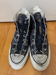 Converse x UNDERCOVER 高筒迷彩拉鍊帆布鞋